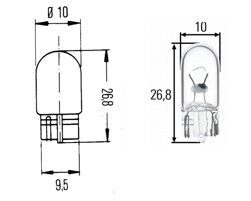 SPRINTER SIDE REPEATER LIGHT BULB 12v5w